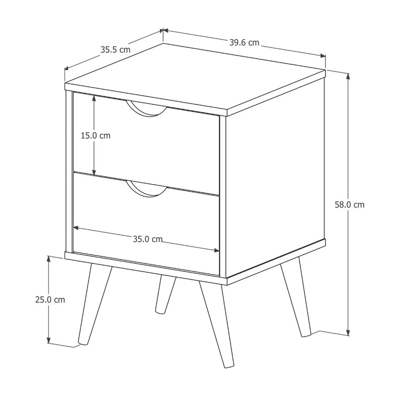 Mesa De Cabeceira Retrô Compre 1 Leve 2