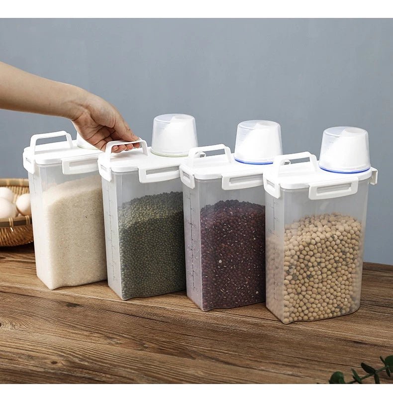 Dispenser Hermético de Alimentos Com Medidor